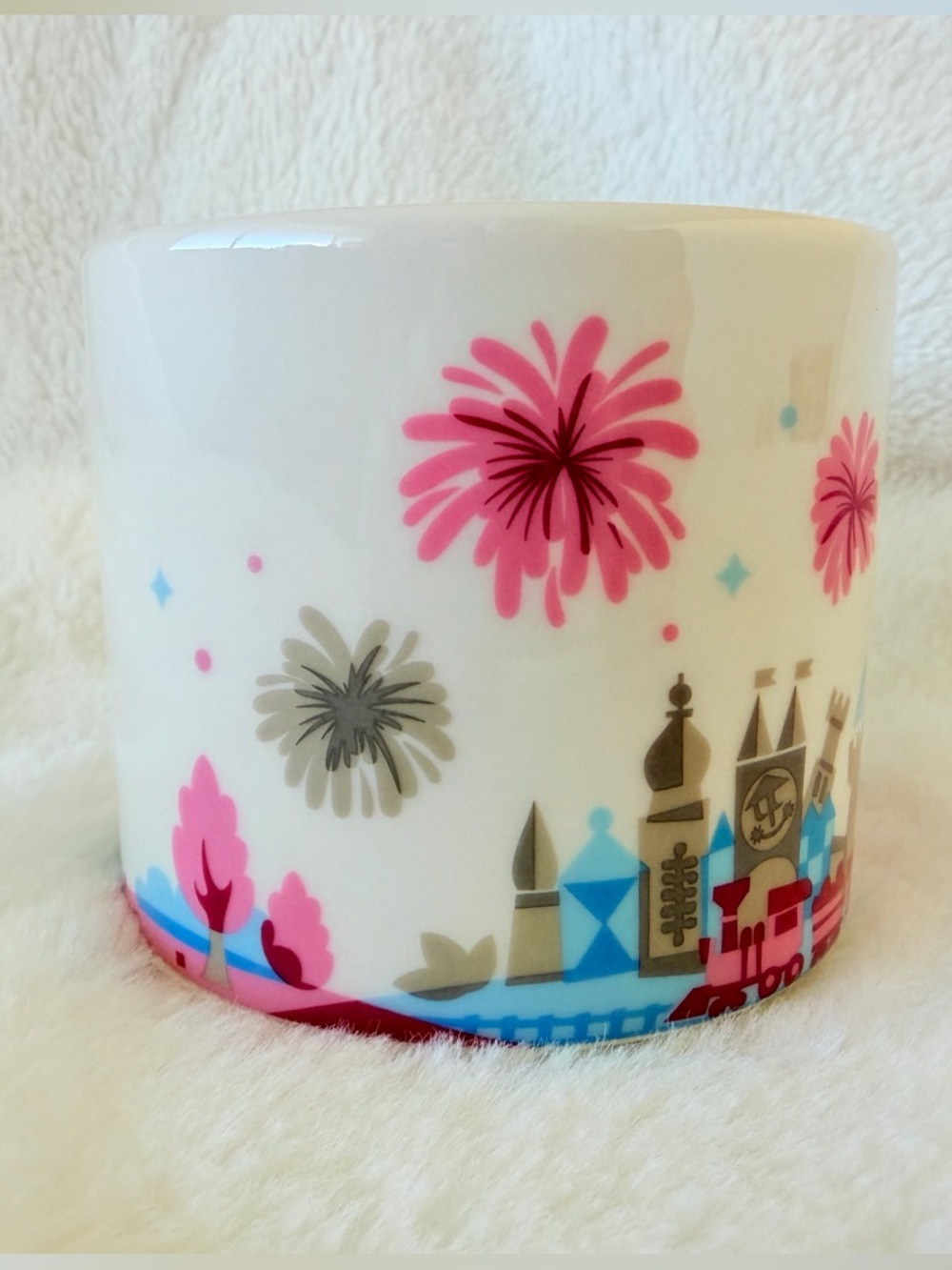 Starbucks 'You Are Here' Disneyland Mug - Fantasyland - Castle Train Matterhorn - Picture 4 of 8
